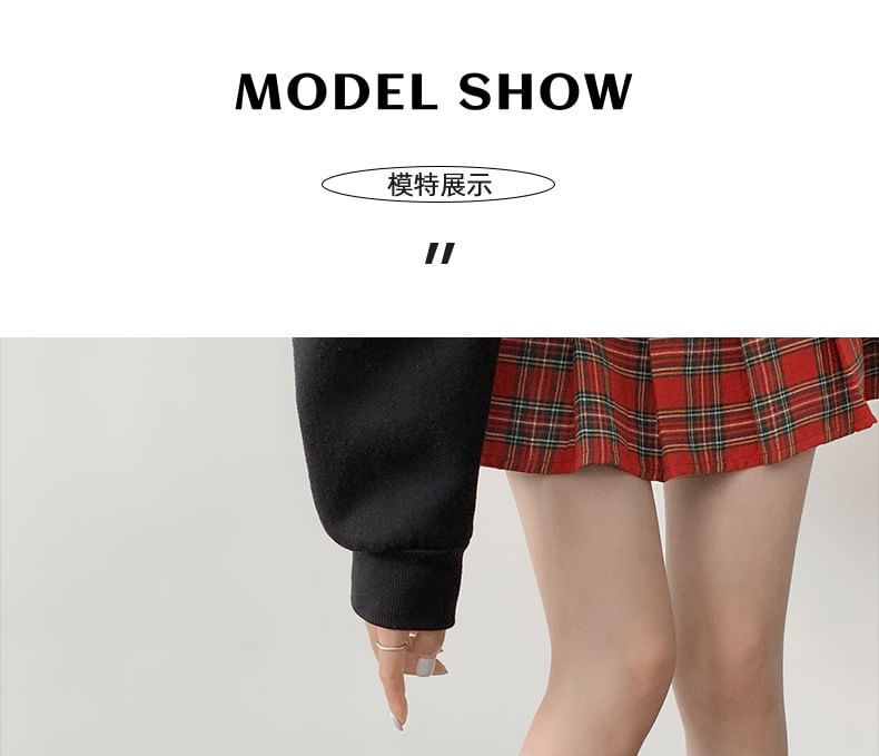 Plain Platform Boots Short Buckled