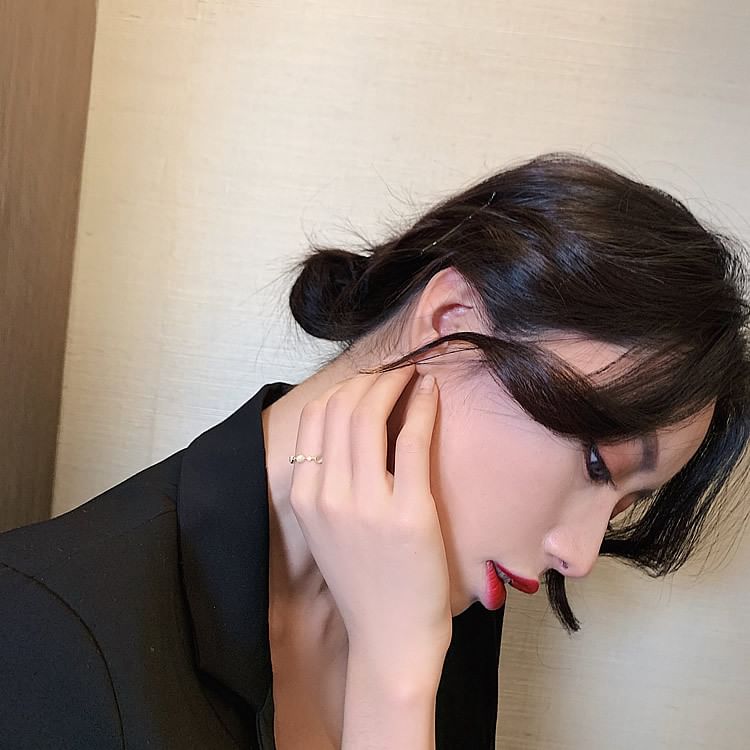 Ring Rhinestone Designs) Alloy Open Faux Gemstone (Various