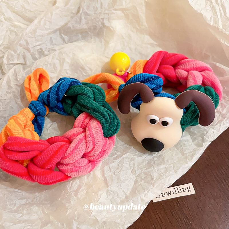 Braided Elastic Scrunchie