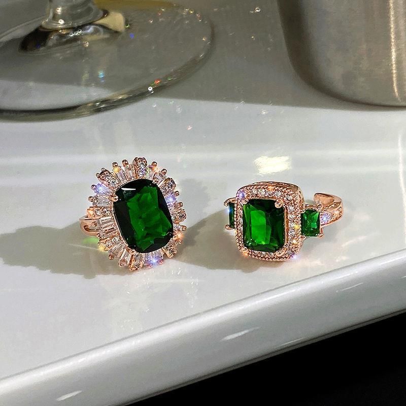 Designs) Rhinestone Open Alloy (Various Ring