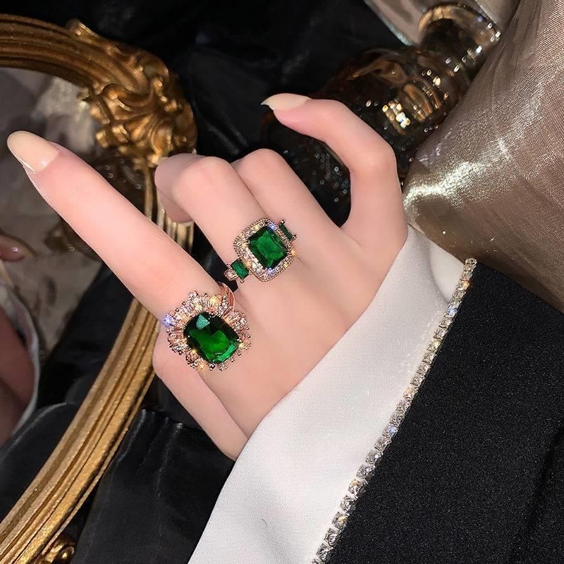 Designs) Rhinestone Open Alloy (Various Ring