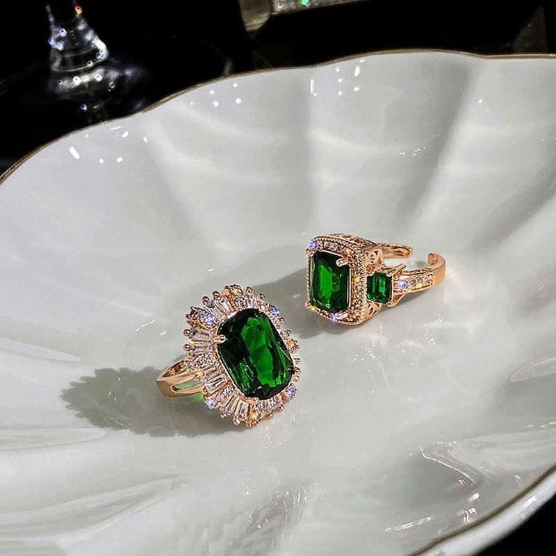 Designs) Rhinestone Open Alloy (Various Ring