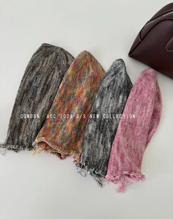 Beanie Distressed Frayed