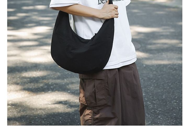 Plain Nylon Bag Crossbody