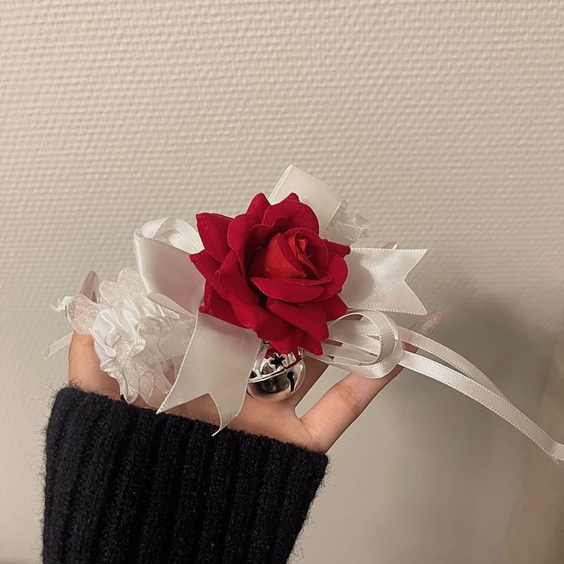 Tulle Choker Rose Bell