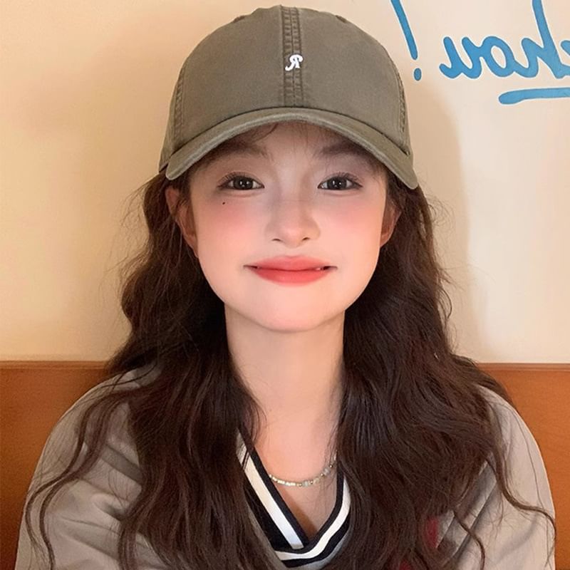 Cap Lettering Baseball Embroidered