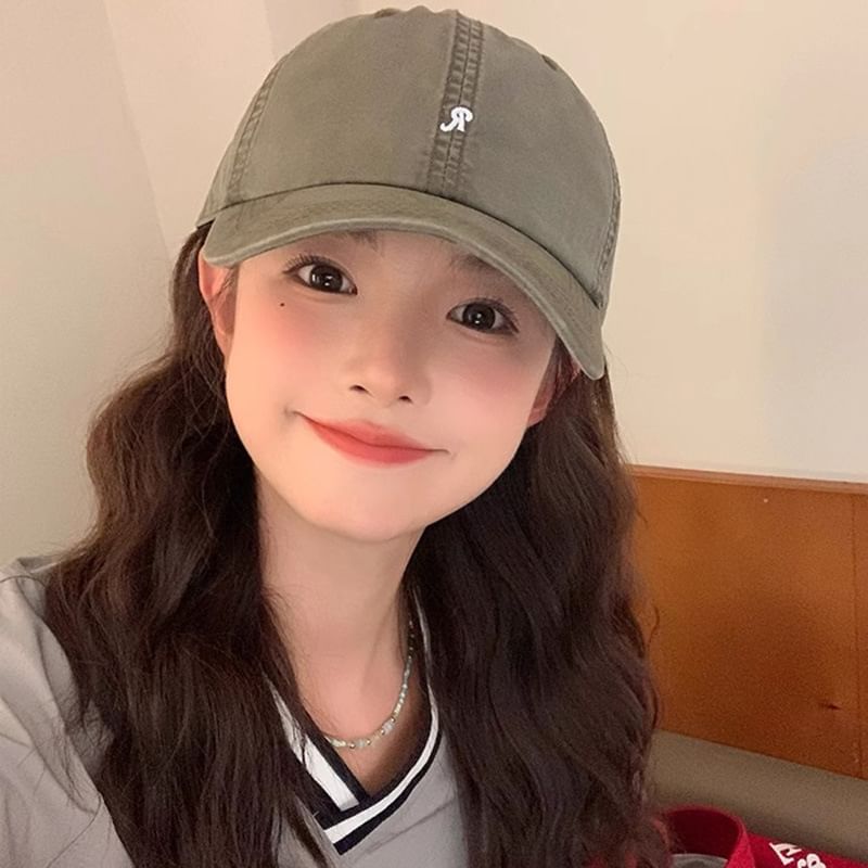 Cap Lettering Baseball Embroidered