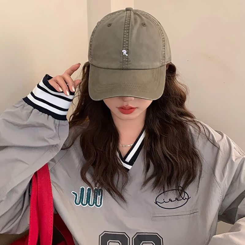 Cap Lettering Baseball Embroidered