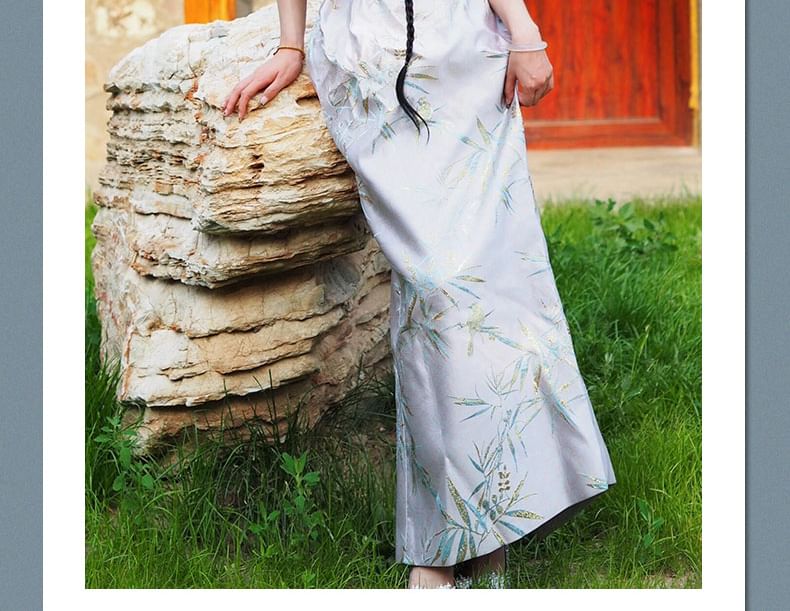 Off-Shoulder Sleeveless Evening Sequin Floral Sheath Gown