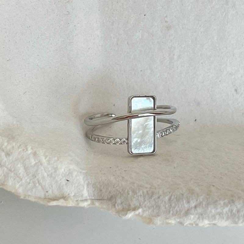 Rhinestone Alloy Ring (Various Designs)