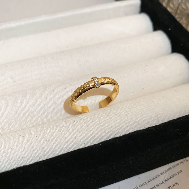 Alloy / Layered (Various Ring Open Designs) Rhinestone