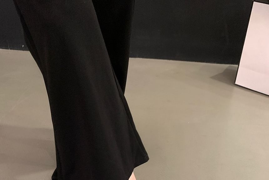 Toe Pointed Flats Bow