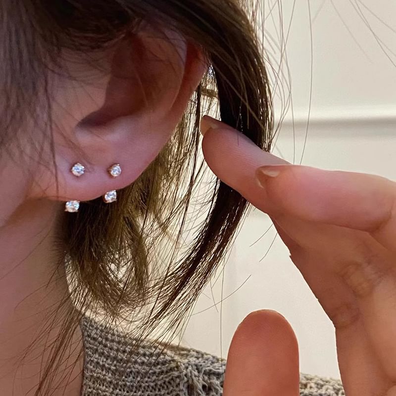 Ear Alloy Rhinestone Jacket