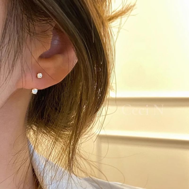 Ear Alloy Rhinestone Jacket