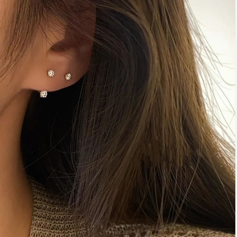 Ear Alloy Rhinestone Jacket