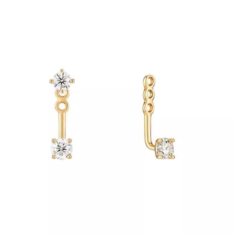 Ear Alloy Rhinestone Jacket