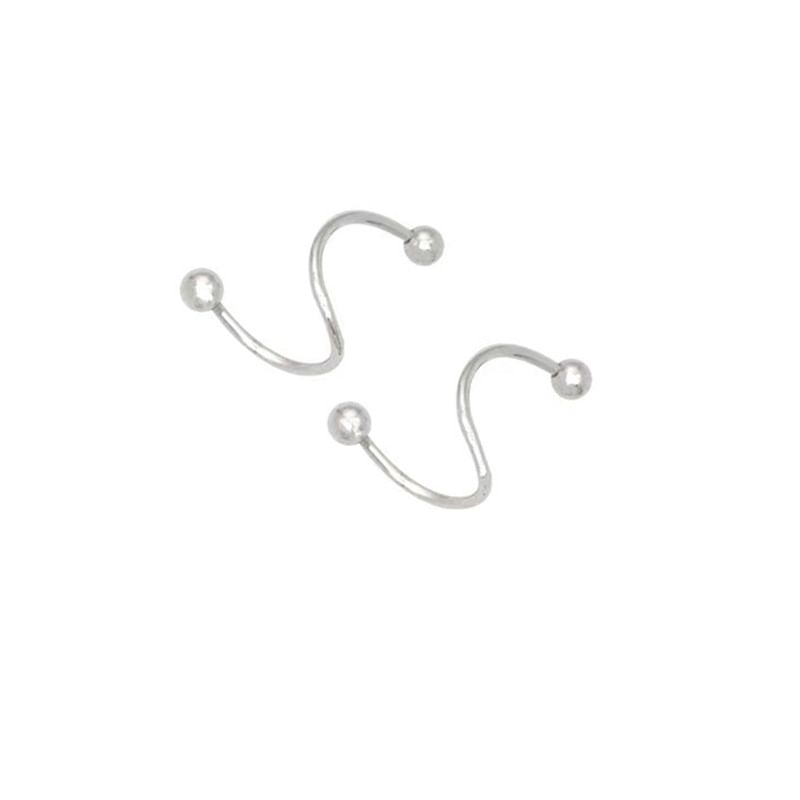 Jacket Heart Bead Star / Ear Alloy