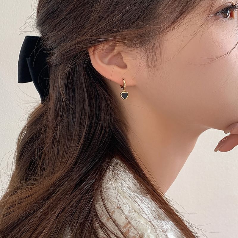 Heart Alloy Earring Drop