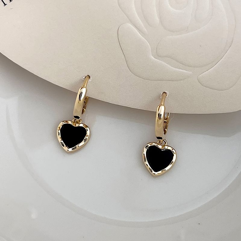 Heart Alloy Earring Drop
