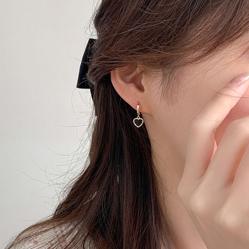 Heart Alloy Earring Drop