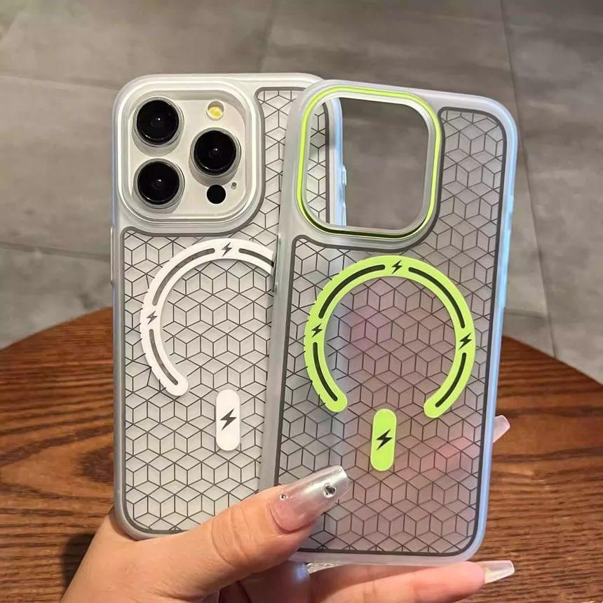 MagSafe) Phone with Case (Compatible Magnetic Geometric