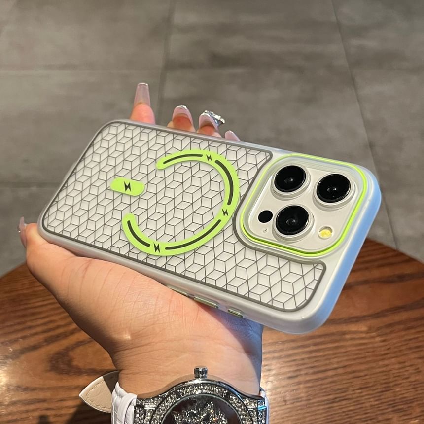 MagSafe) Phone with Case (Compatible Magnetic Geometric