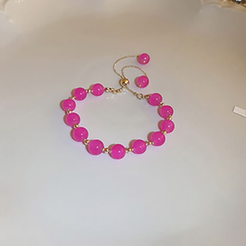 Beaded Bracelet Gemstone Rhinestone /