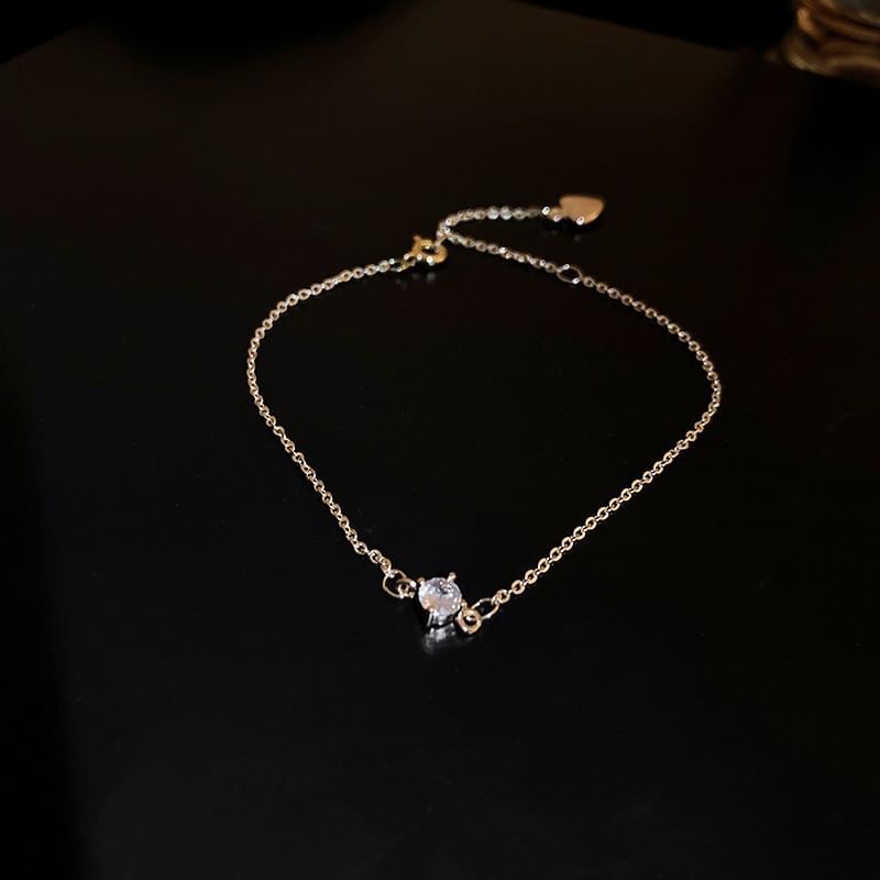 Beaded Bracelet Gemstone Rhinestone /