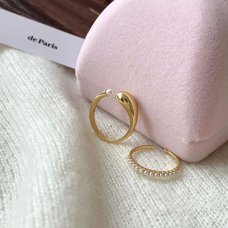 Set Freshwater Ring / Pearl