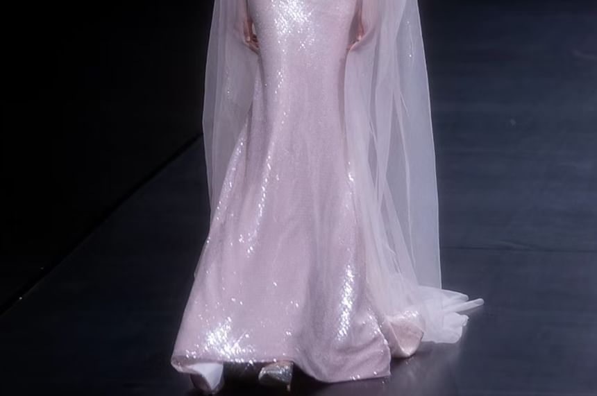 Lace Sheath Evening Trim Plain Spaghetti Gown Strap