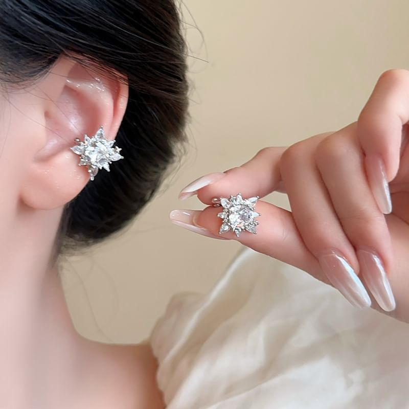(Various Designs) Cuff Ear Rhinestone Alloy