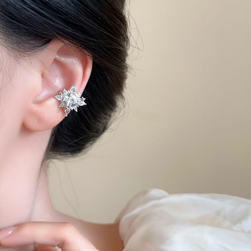 (Various Designs) Cuff Ear Rhinestone Alloy