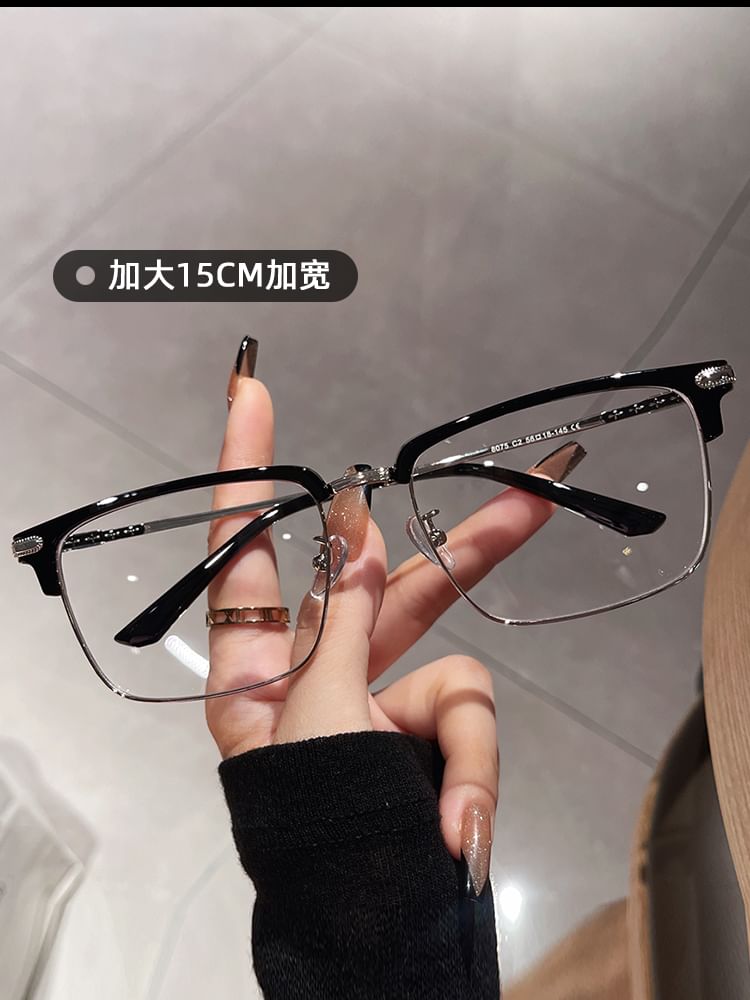 Frame Eyeglasses Square Metal
