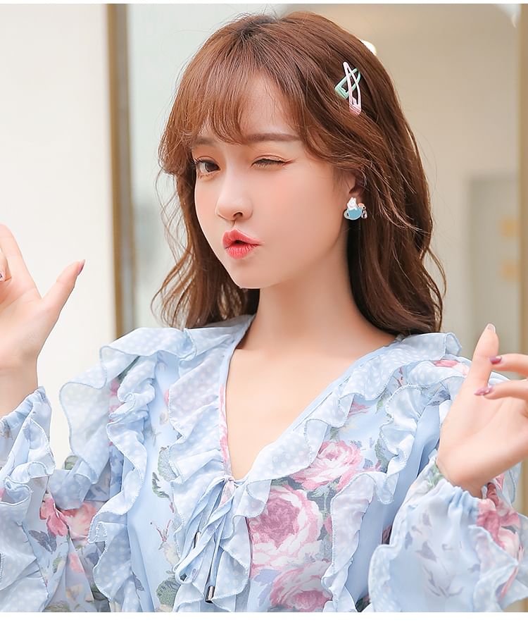 ) Cartoon Various Ear Cuff Designs / Earring Rabbit ( Sterling Stud Silver