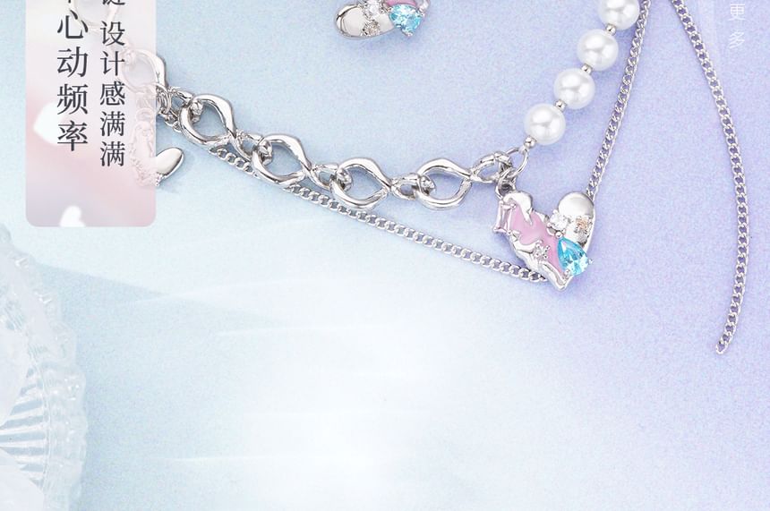 Sterling Earring Panel Cuff Silver Ear Heart Stud /