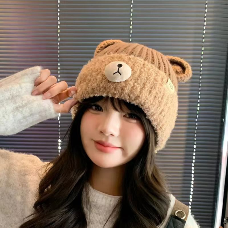 Beanie Knit Bear Ear