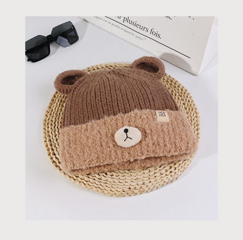 Beanie Knit Bear Ear