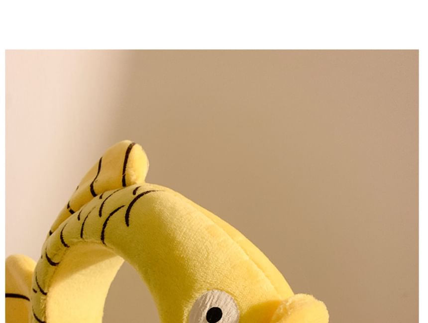 Face Fish Headband Chenille Wash