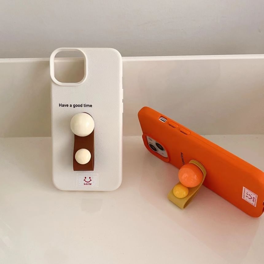 Strap Finger Phone Case Beaded