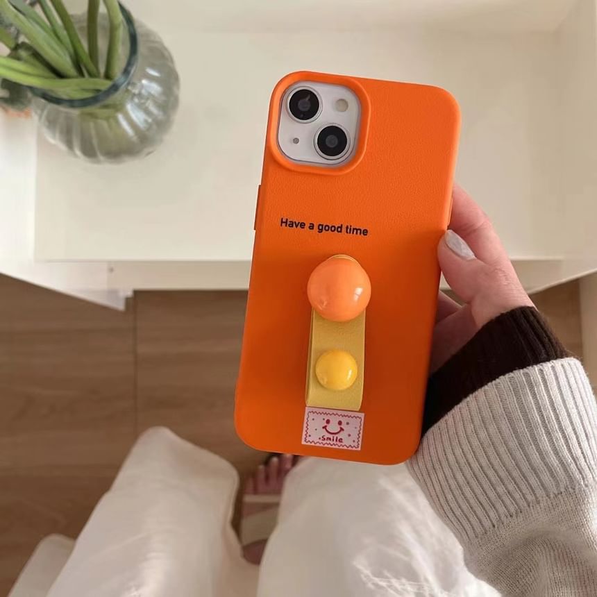 Strap Finger Phone Case Beaded