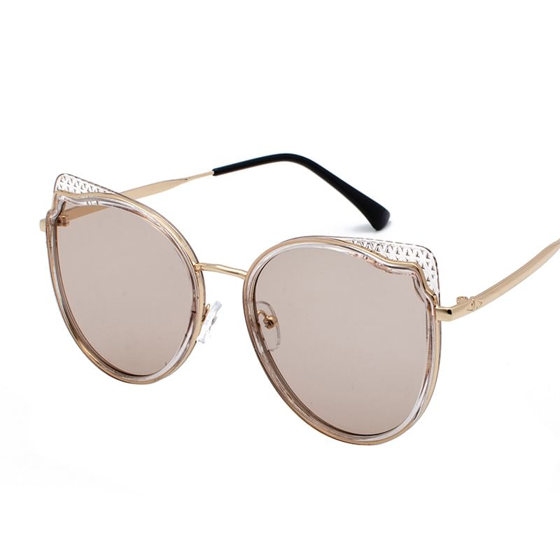 Sunglasses Metal Eye Cat Frame