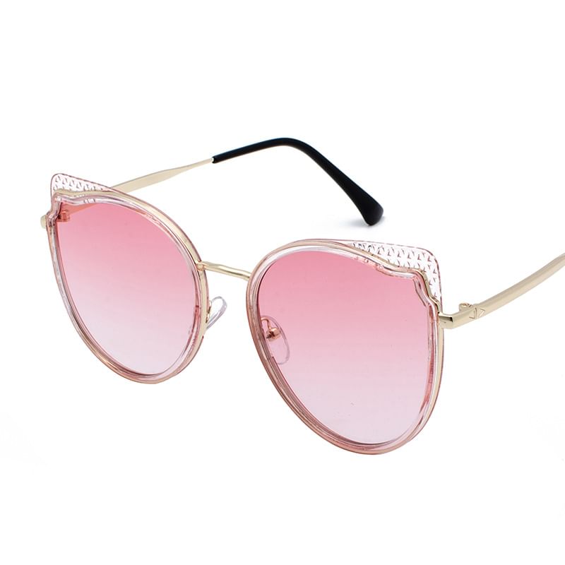 Sunglasses Metal Eye Cat Frame