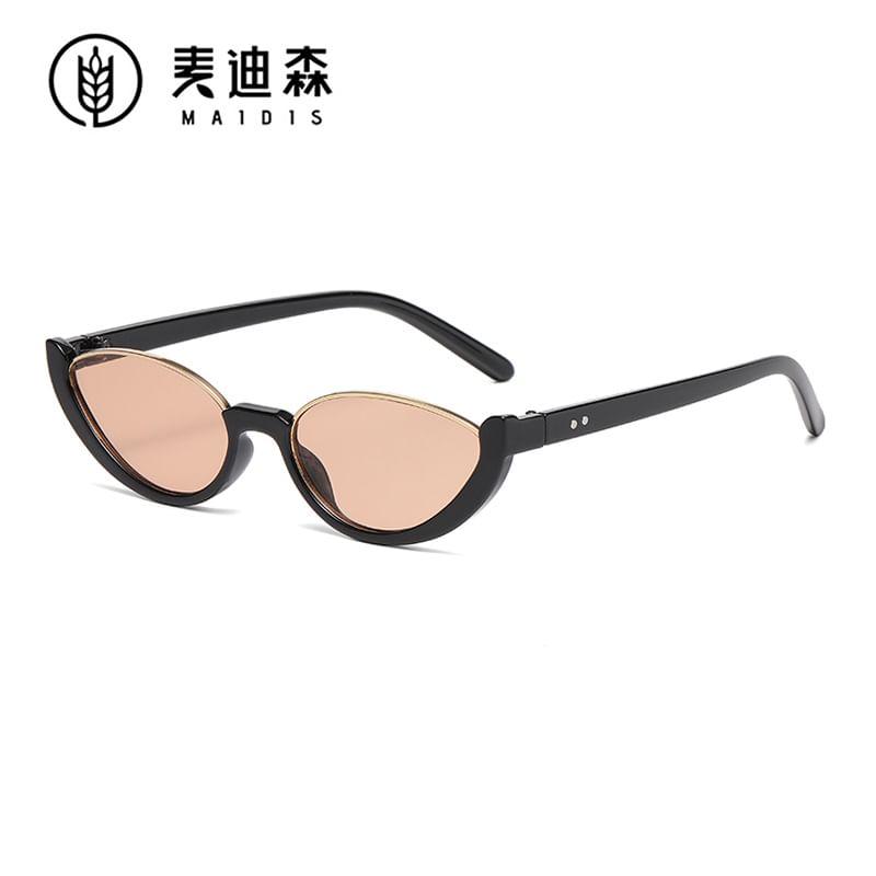 Oval Sunglasses Semi-Rimless Small