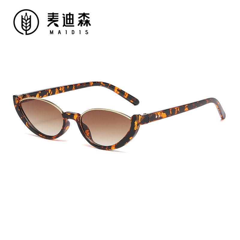 Oval Sunglasses Semi-Rimless Small