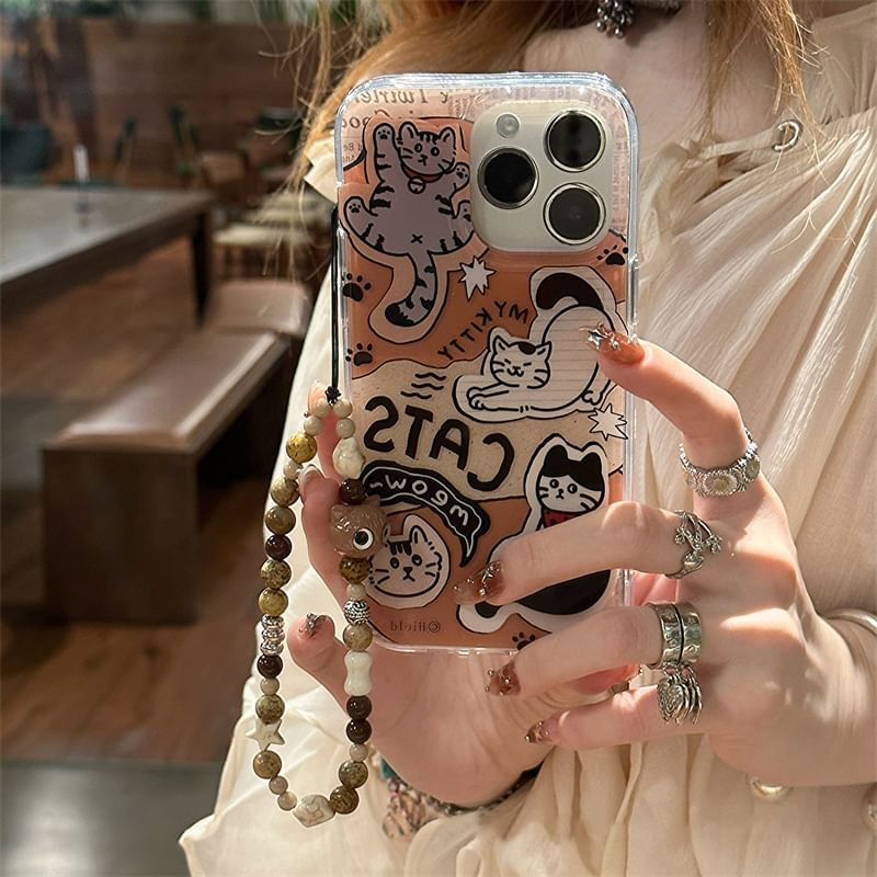 Phone Set Cat Case Strap /