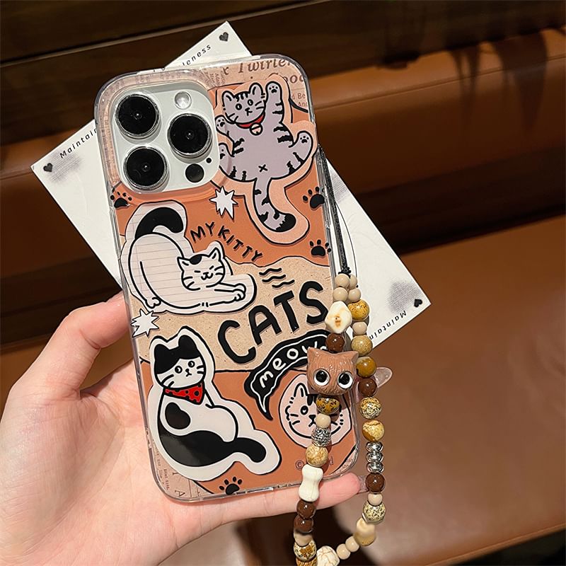 Phone Set Cat Case Strap /