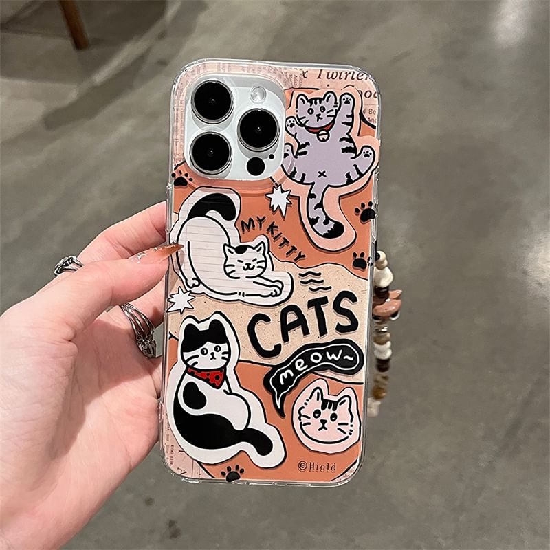 Phone Set Cat Case Strap /