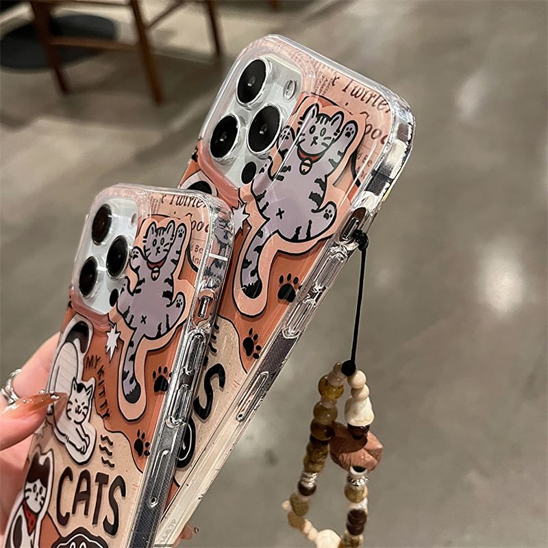 Phone Set Cat Case Strap /