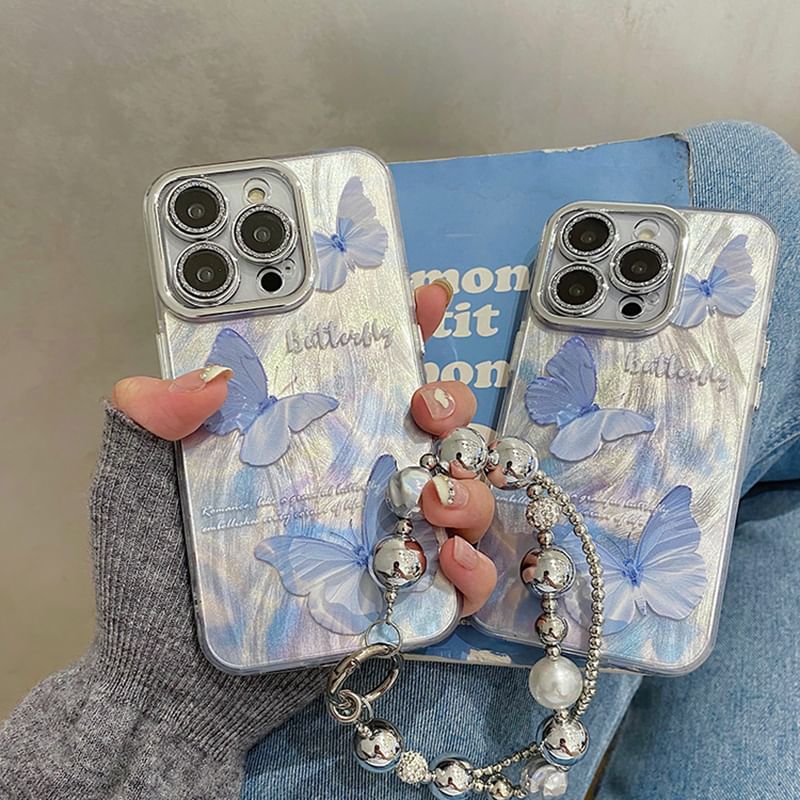 Phone Strap Case / Butterfly Set