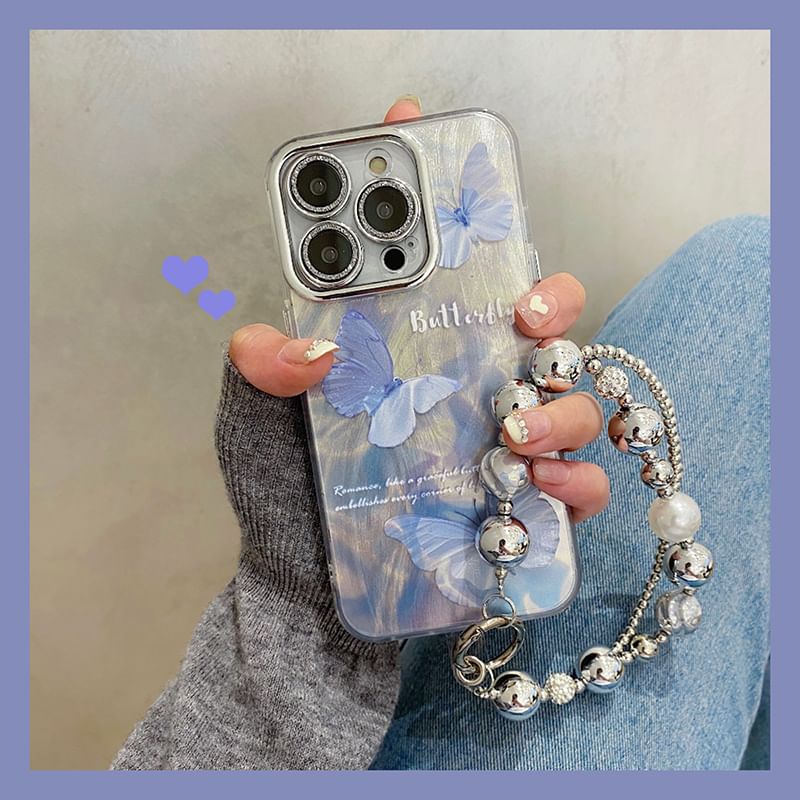 Phone Strap Case / Butterfly Set